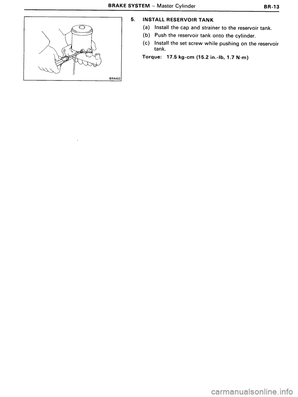 TOYOTA MR-2 1991  Factory Repair Manual 
