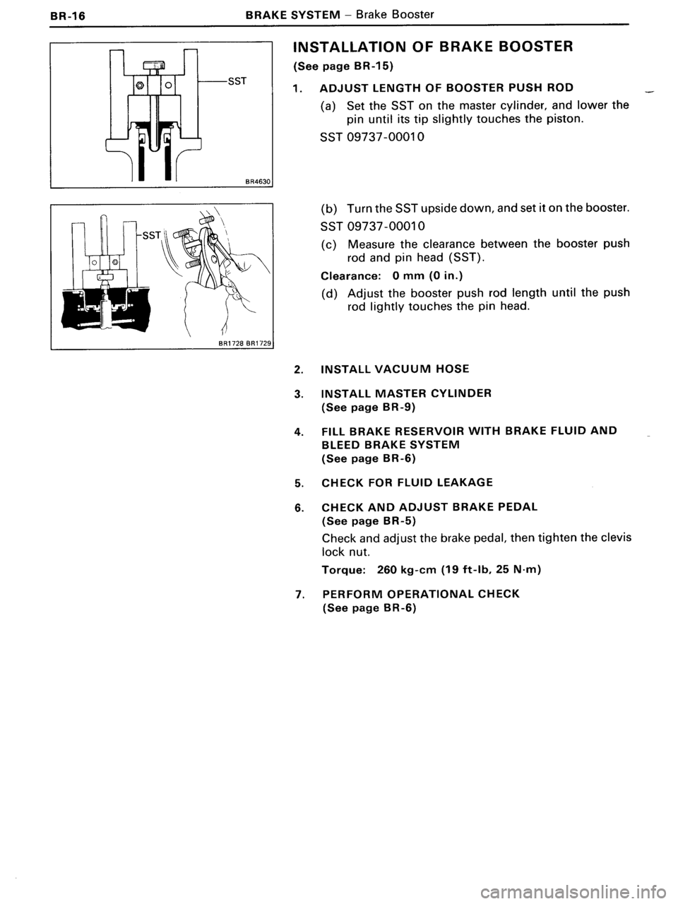 TOYOTA MR-2 1991  Factory Repair Manual 