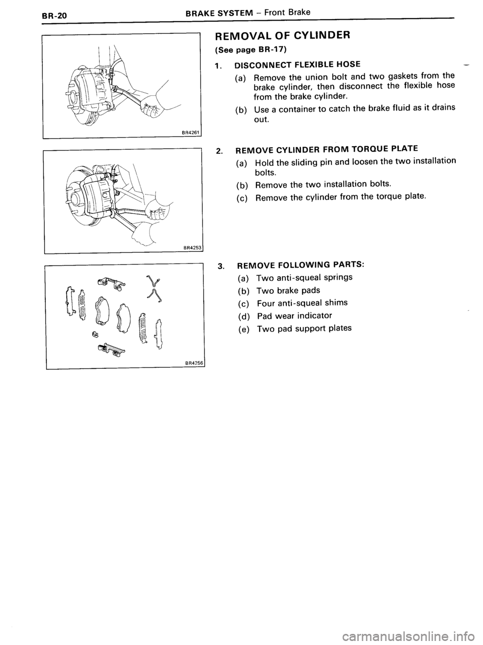 TOYOTA MR-2 1991  Factory Repair Manual 