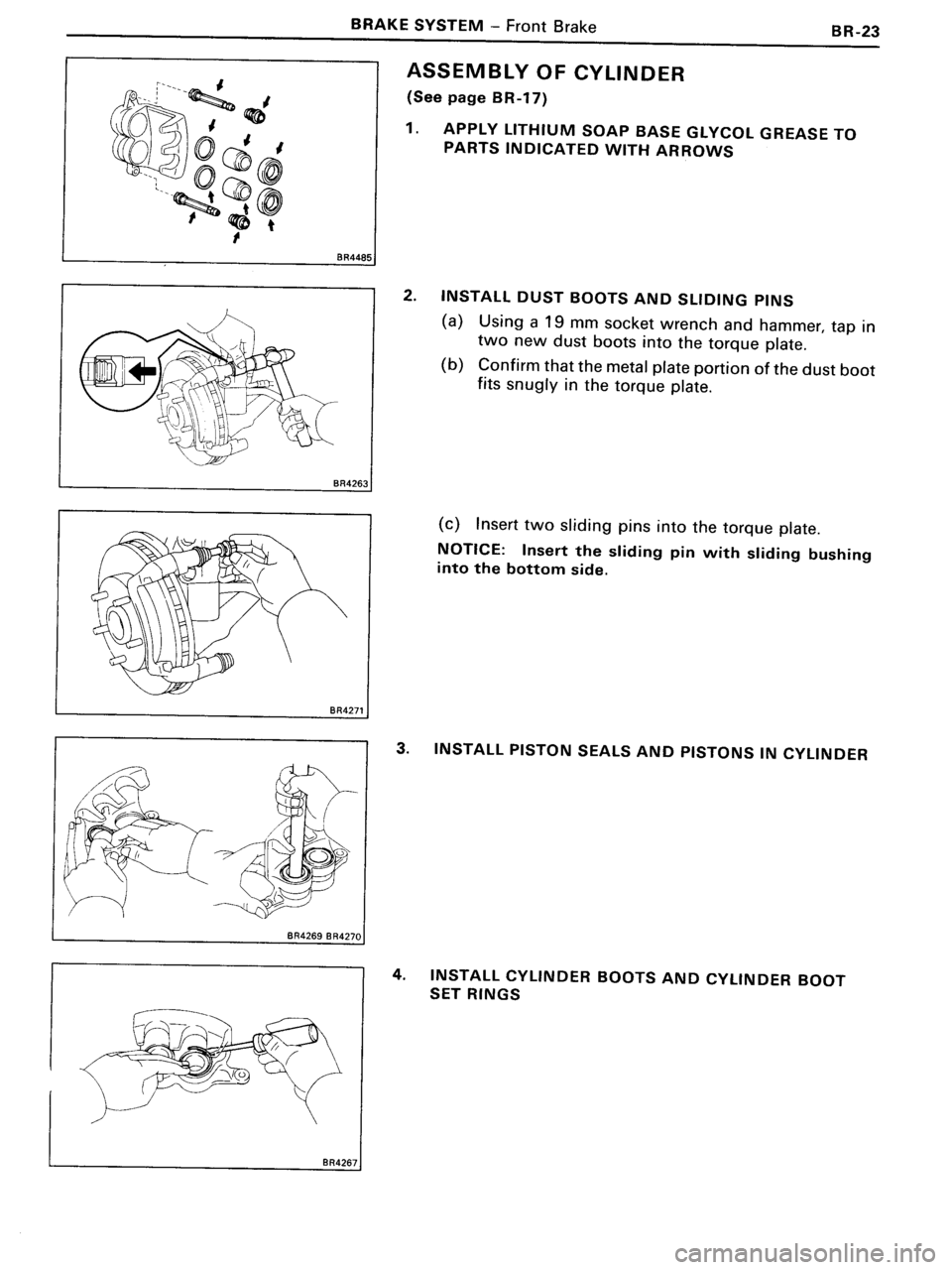 TOYOTA MR-2 1991  Factory Repair Manual 