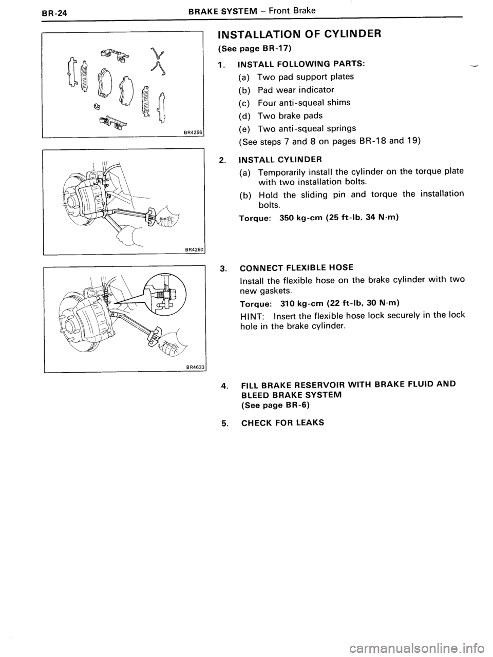 TOYOTA MR-2 1991  Factory Repair Manual 