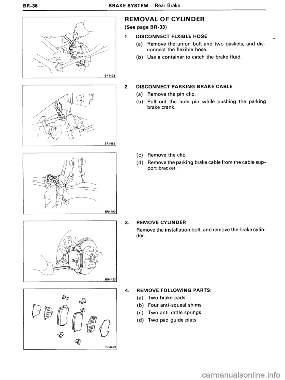 TOYOTA MR-2 1991  Factory Repair Manual 