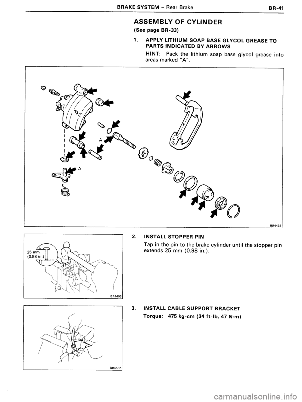 TOYOTA MR-2 1991  Factory Repair Manual 