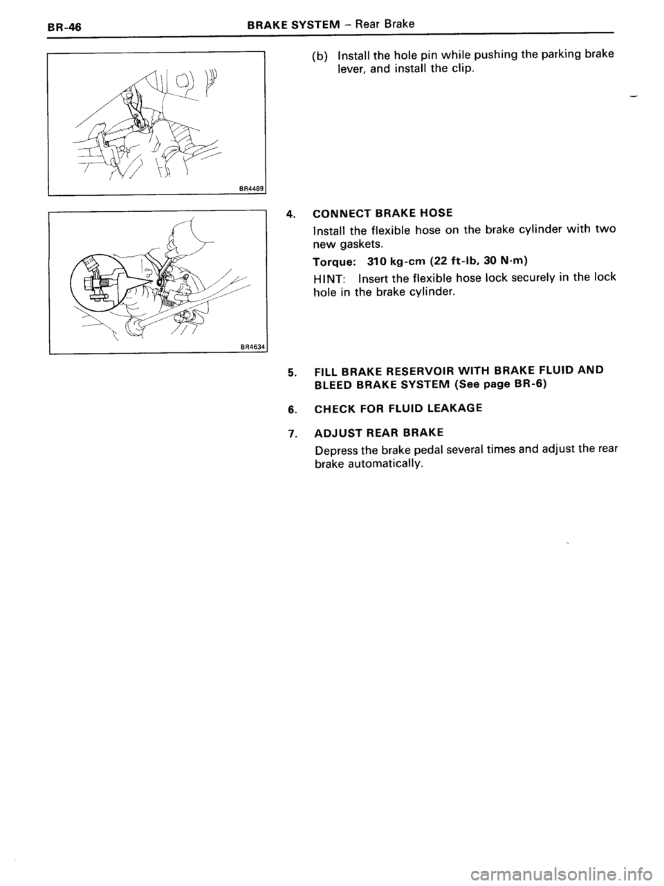 TOYOTA MR-2 1991  Factory Repair Manual 