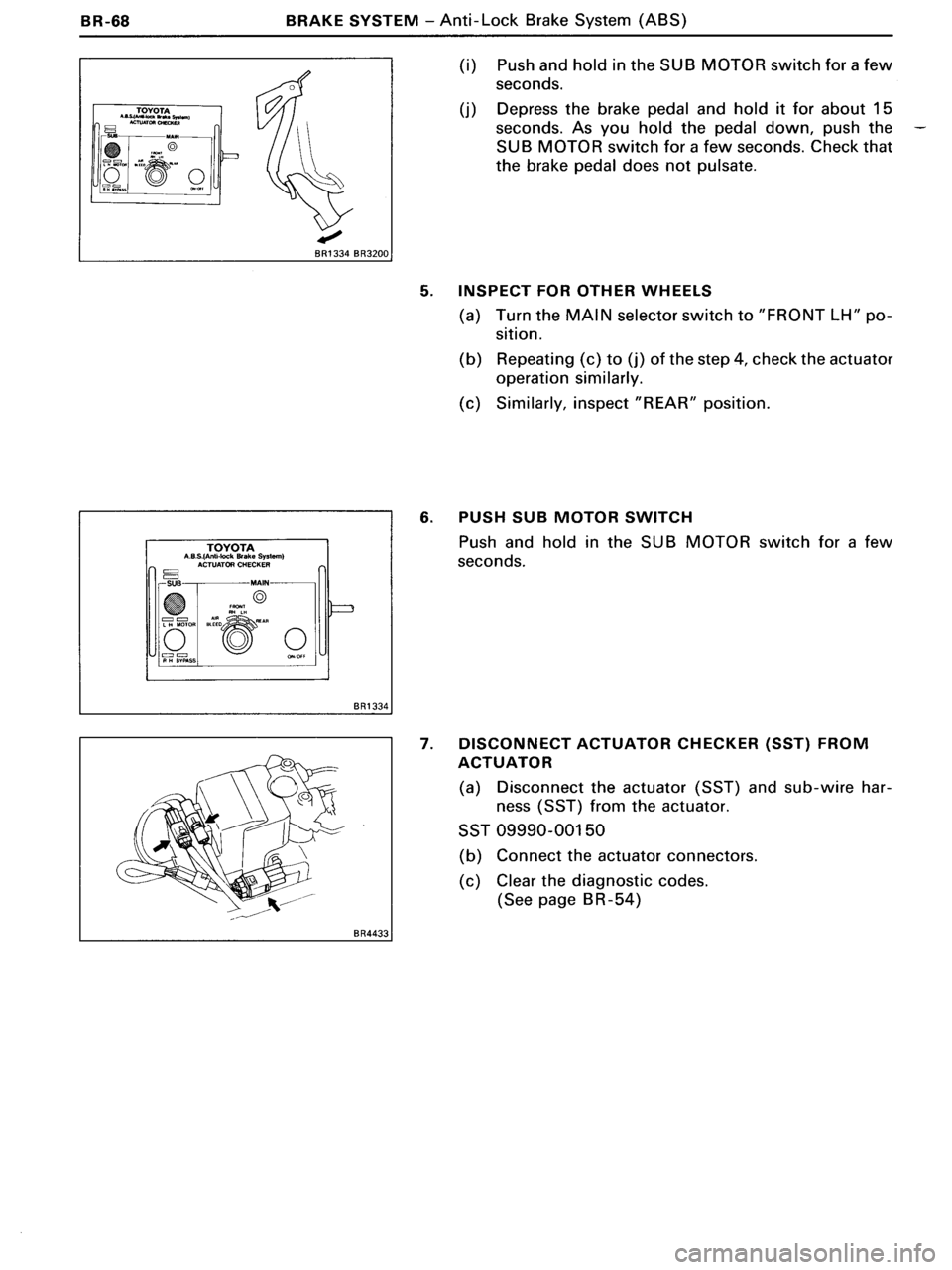TOYOTA MR-2 1991  Factory Repair Manual 