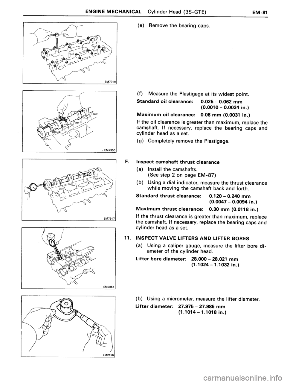 TOYOTA MR-2 1991  Factory Repair Manual 