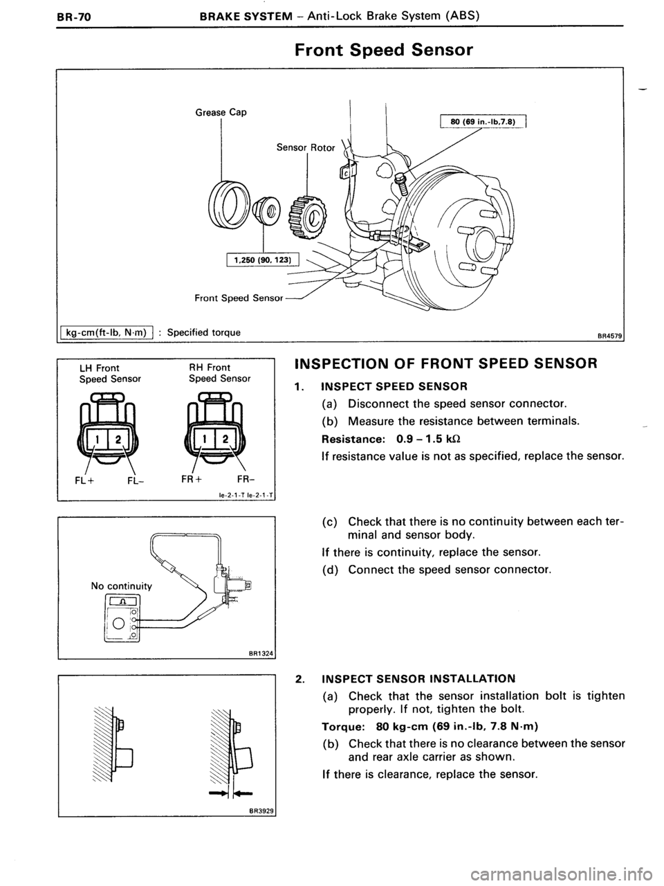 TOYOTA MR-2 1991  Factory Repair Manual 