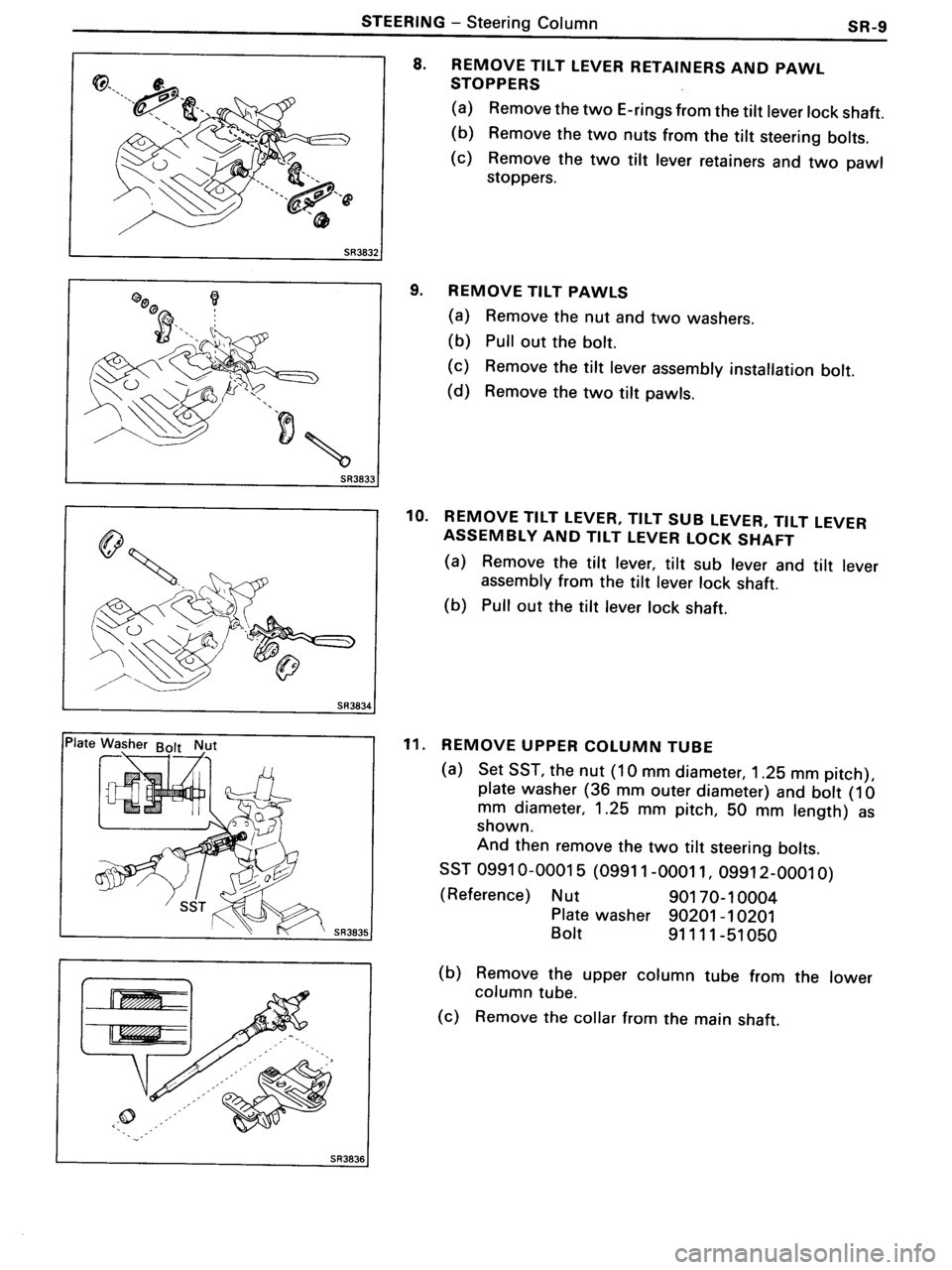 TOYOTA MR-2 1991  Factory Repair Manual 