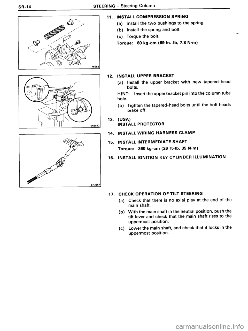 TOYOTA MR-2 1991  Factory Repair Manual 