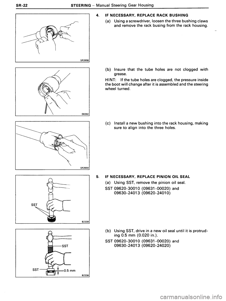 TOYOTA MR-2 1991  Factory Repair Manual 