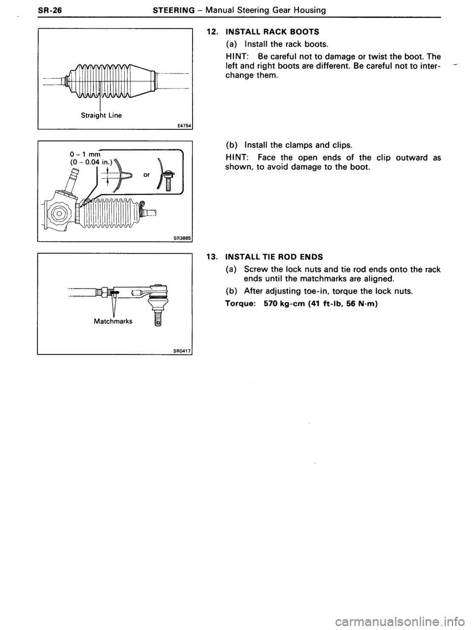 TOYOTA MR-2 1991  Factory Repair Manual 