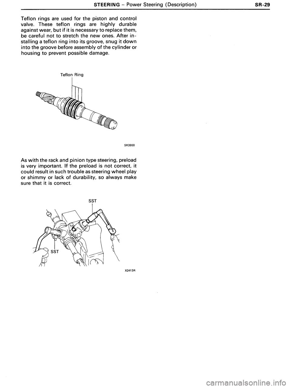 TOYOTA MR-2 1991  Factory Repair Manual 