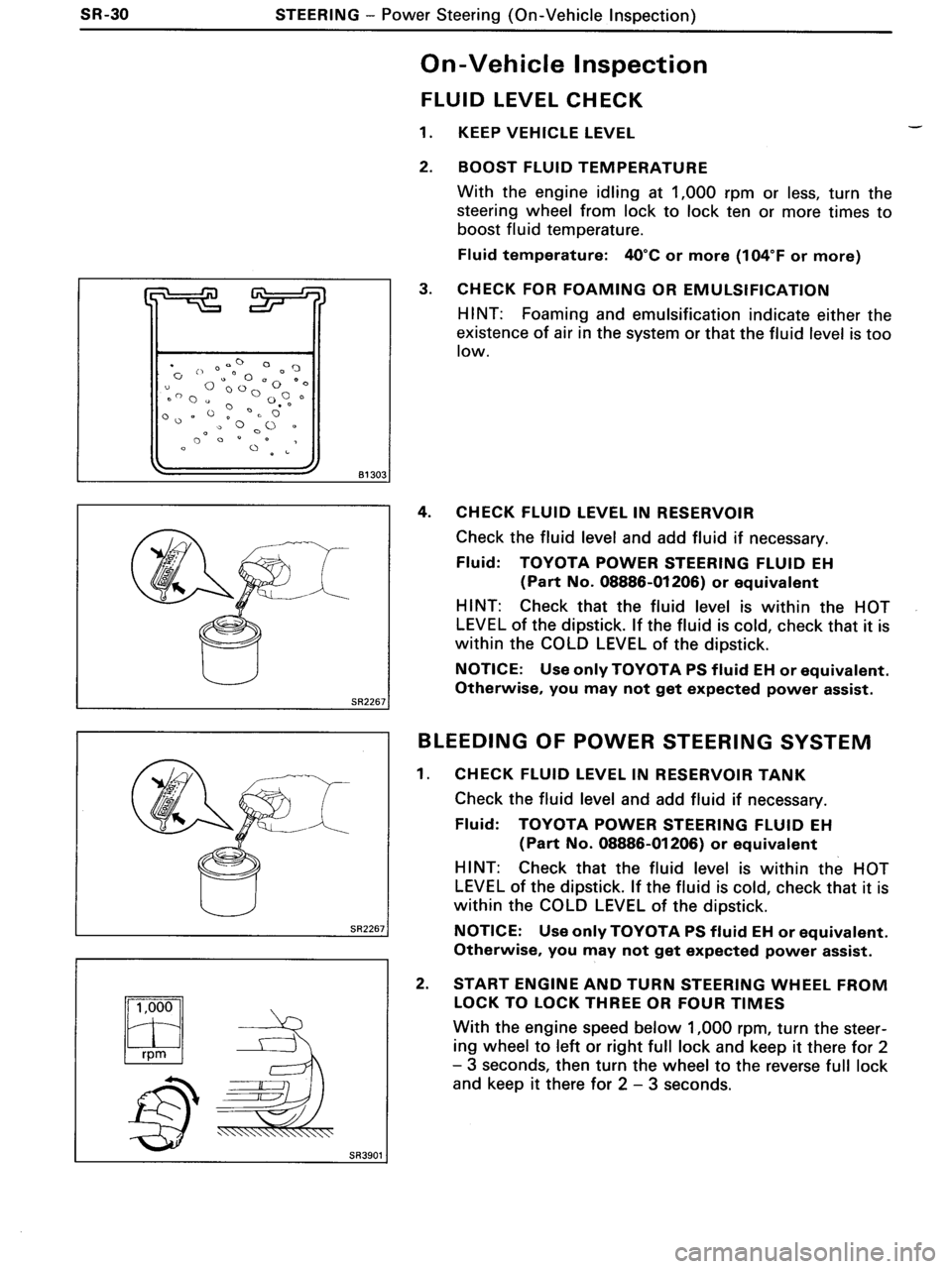 TOYOTA MR-2 1991  Factory Repair Manual 