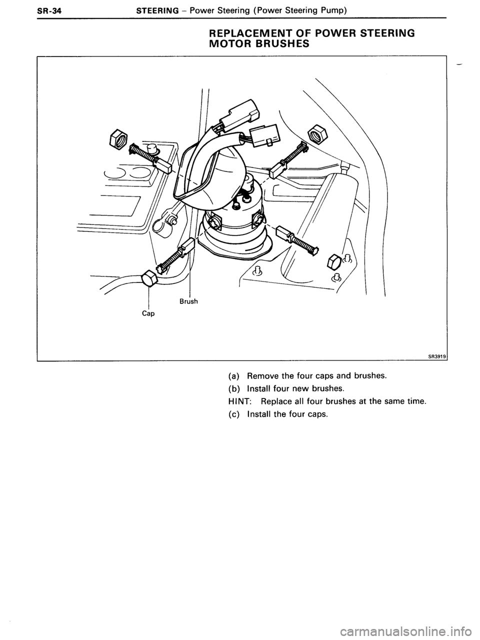 TOYOTA MR-2 1991  Factory Repair Manual 