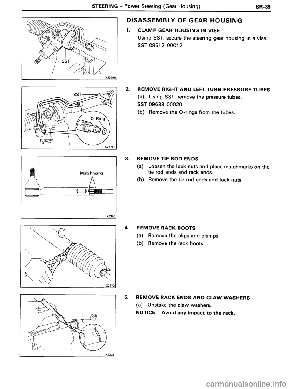 TOYOTA MR-2 1991  Factory Repair Manual 