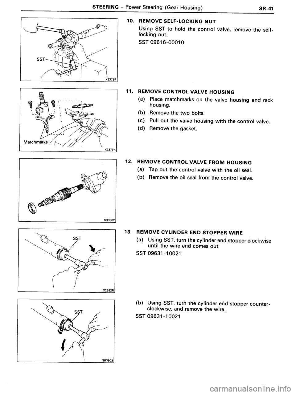 TOYOTA MR-2 1991  Factory Repair Manual 