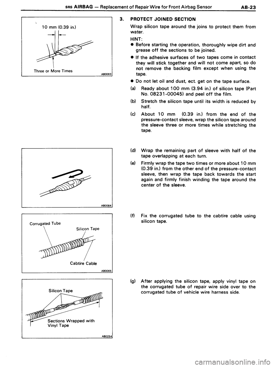 TOYOTA MR-2 1991  Factory Repair Manual 