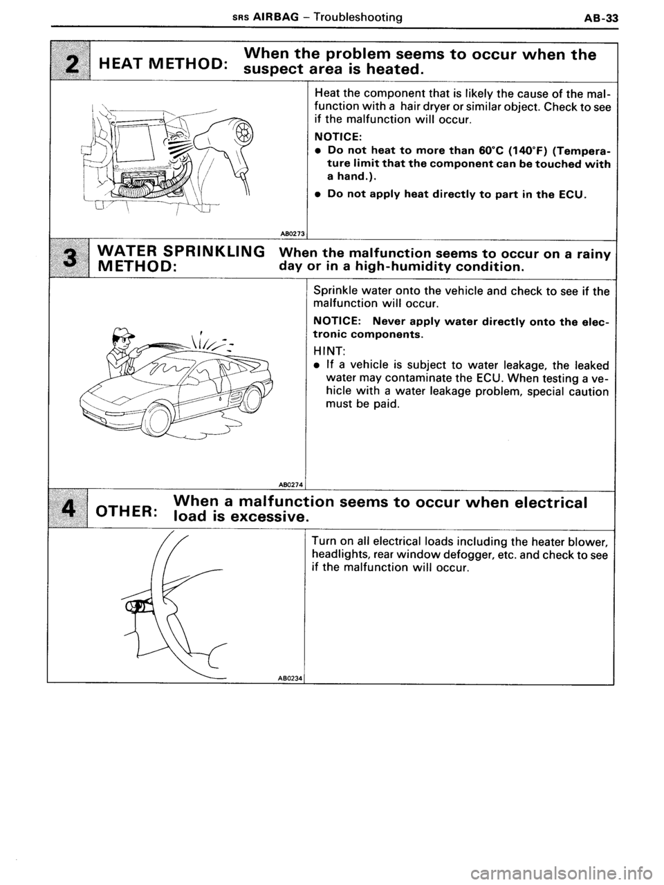 TOYOTA MR-2 1991  Factory Repair Manual 
