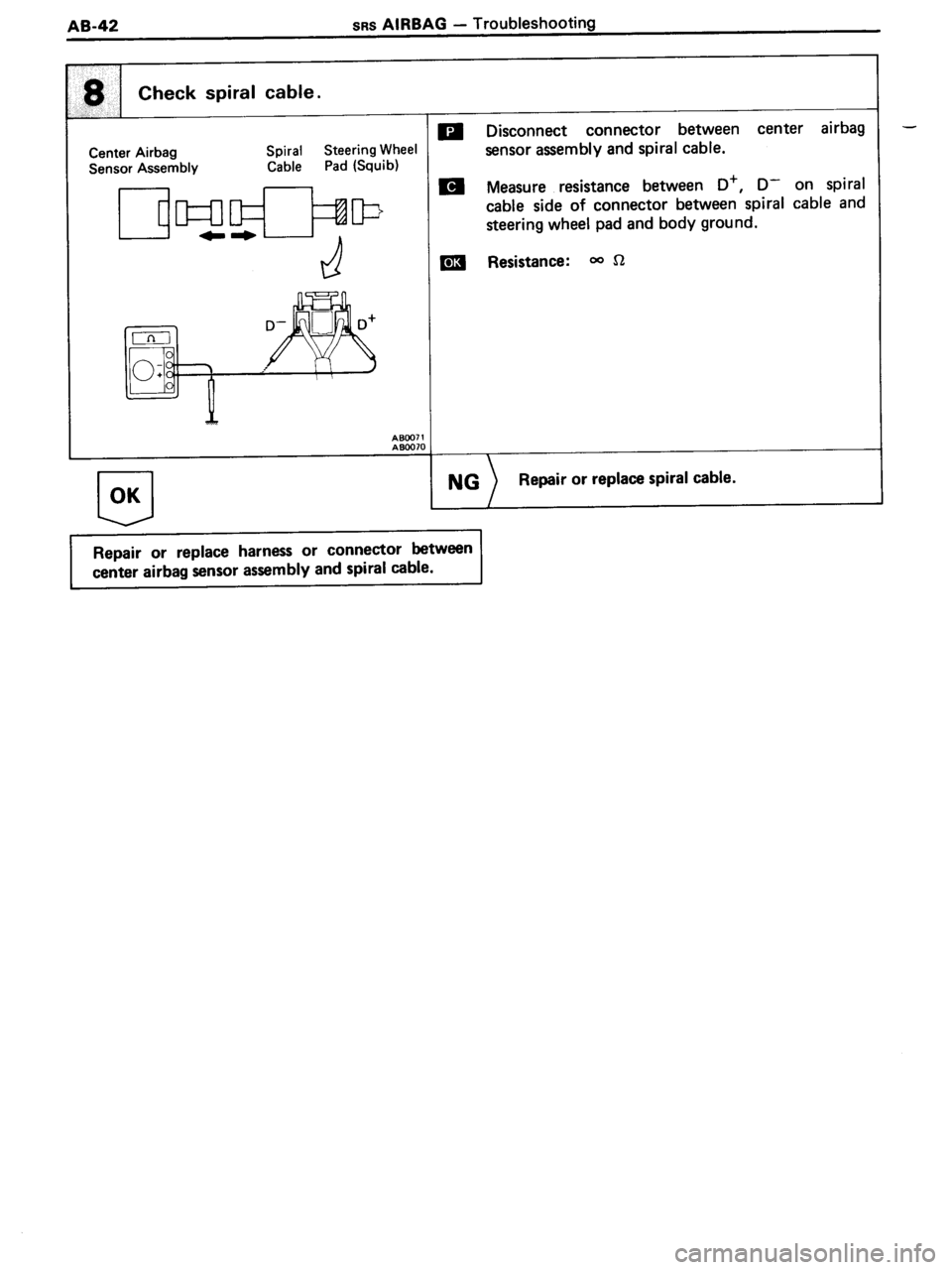 TOYOTA MR-2 1991  Factory Repair Manual 
