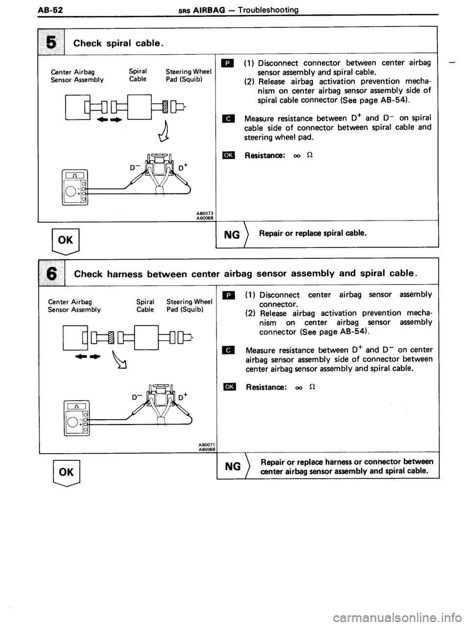 TOYOTA MR-2 1991  Factory Repair Manual 