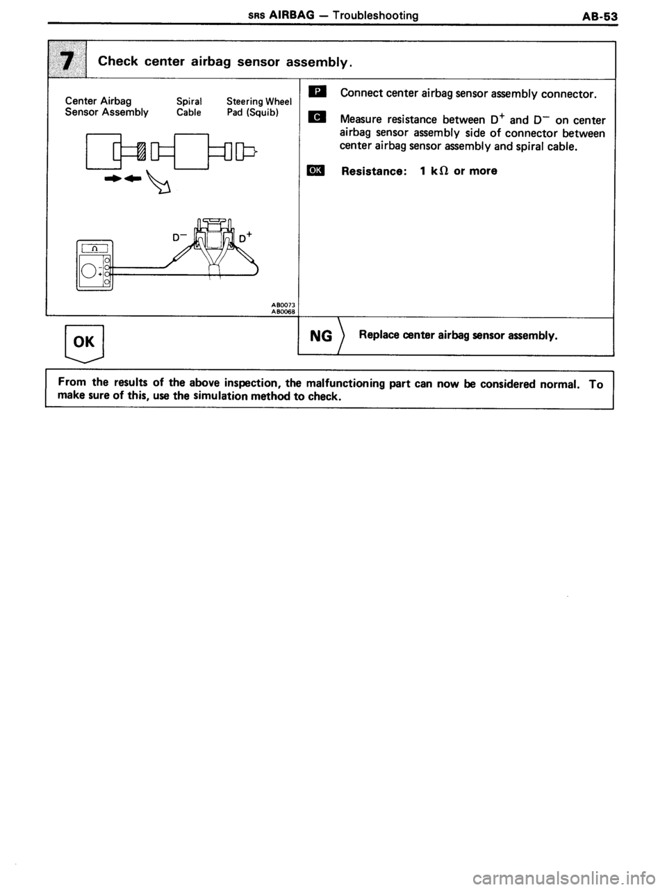 TOYOTA MR-2 1991  Factory Repair Manual 