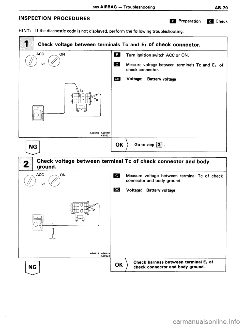 TOYOTA MR-2 1991  Factory Repair Manual 