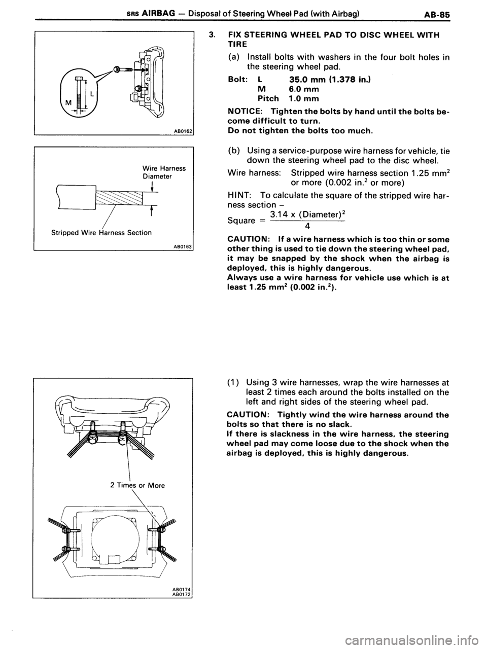 TOYOTA MR-2 1991  Factory Repair Manual 