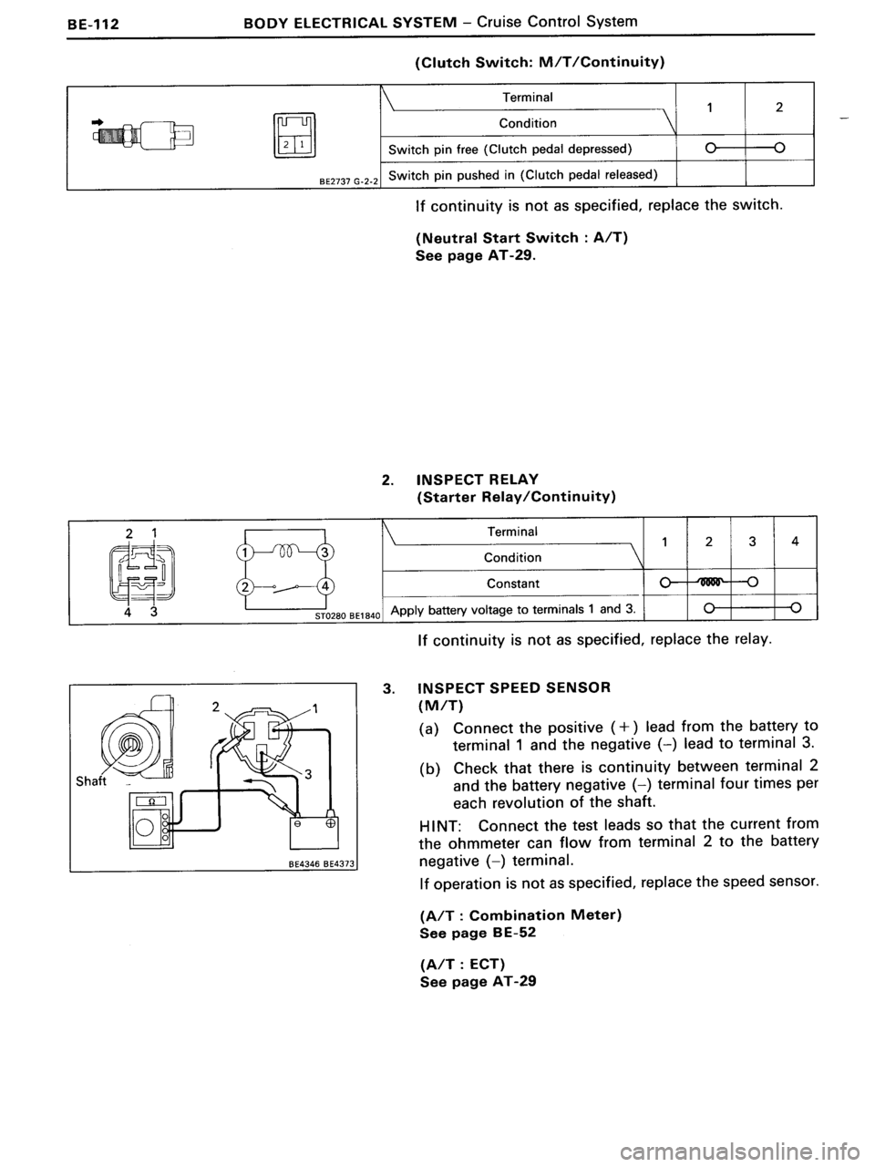TOYOTA MR-2 1991  Factory Repair Manual 