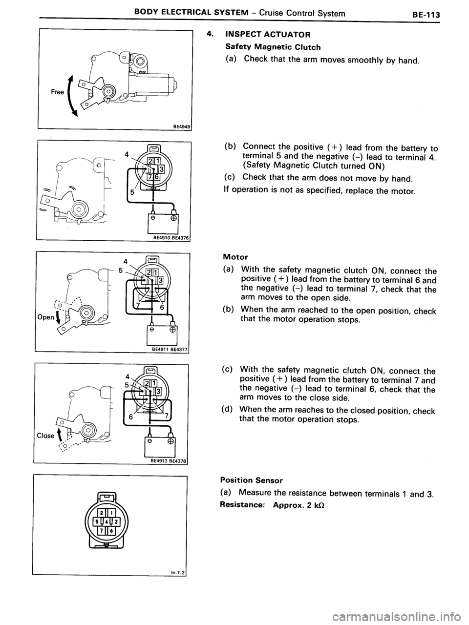 TOYOTA MR-2 1991  Factory Repair Manual 