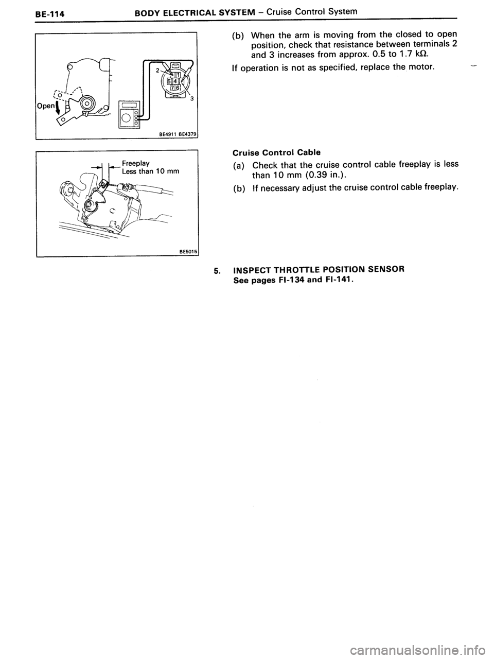 TOYOTA MR-2 1991  Factory Repair Manual 