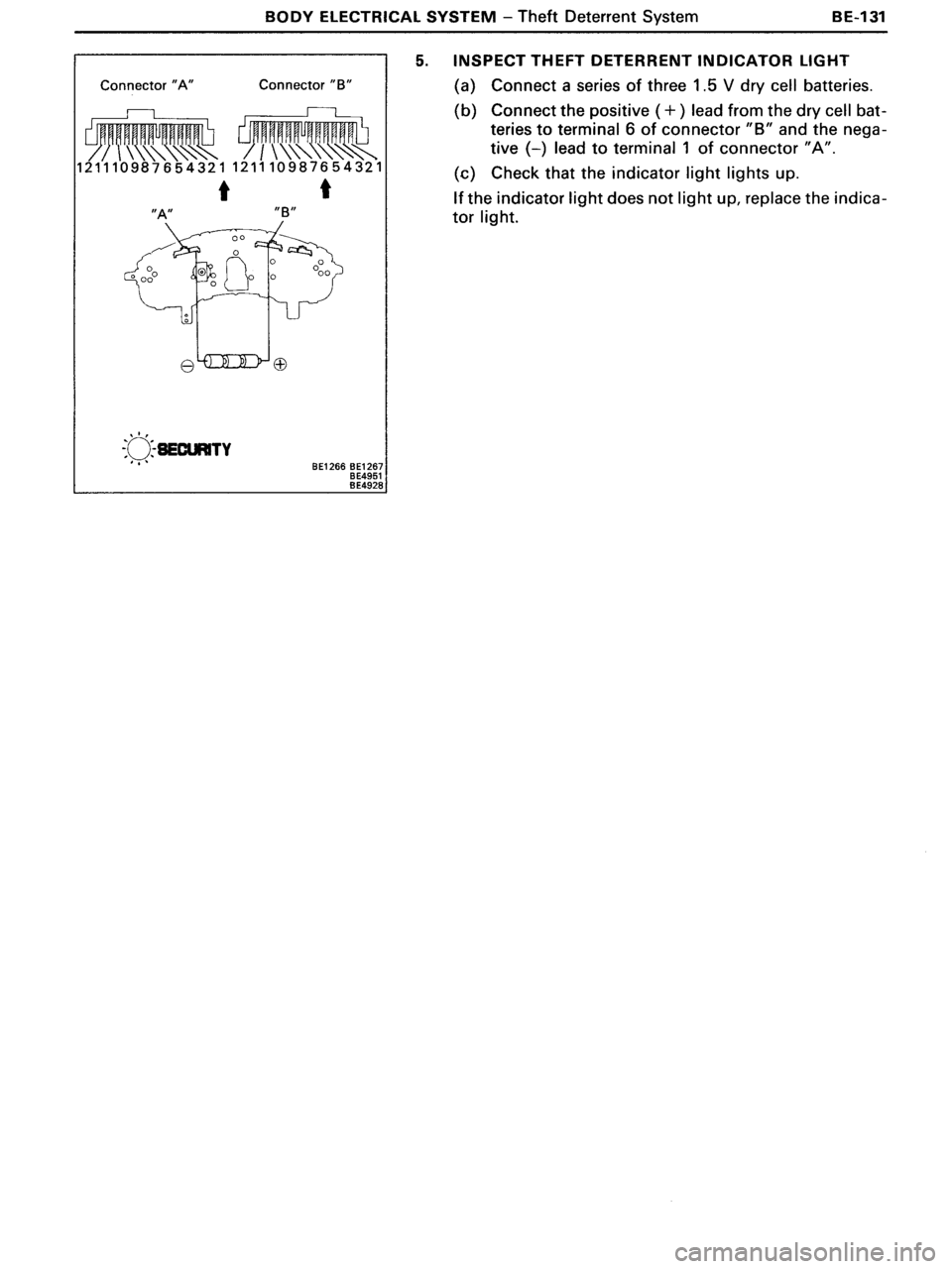 TOYOTA MR-2 1991  Factory Repair Manual 