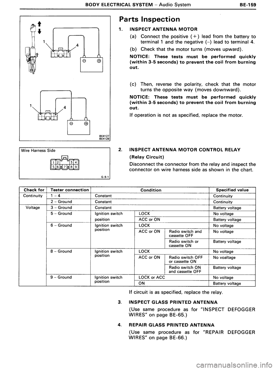 TOYOTA MR-2 1991  Factory Repair Manual 