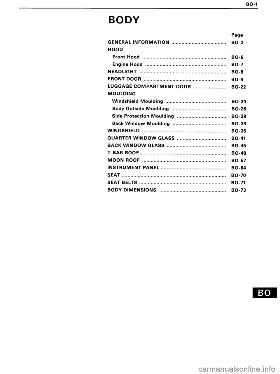 TOYOTA MR-2 1991  Factory Repair Manual 