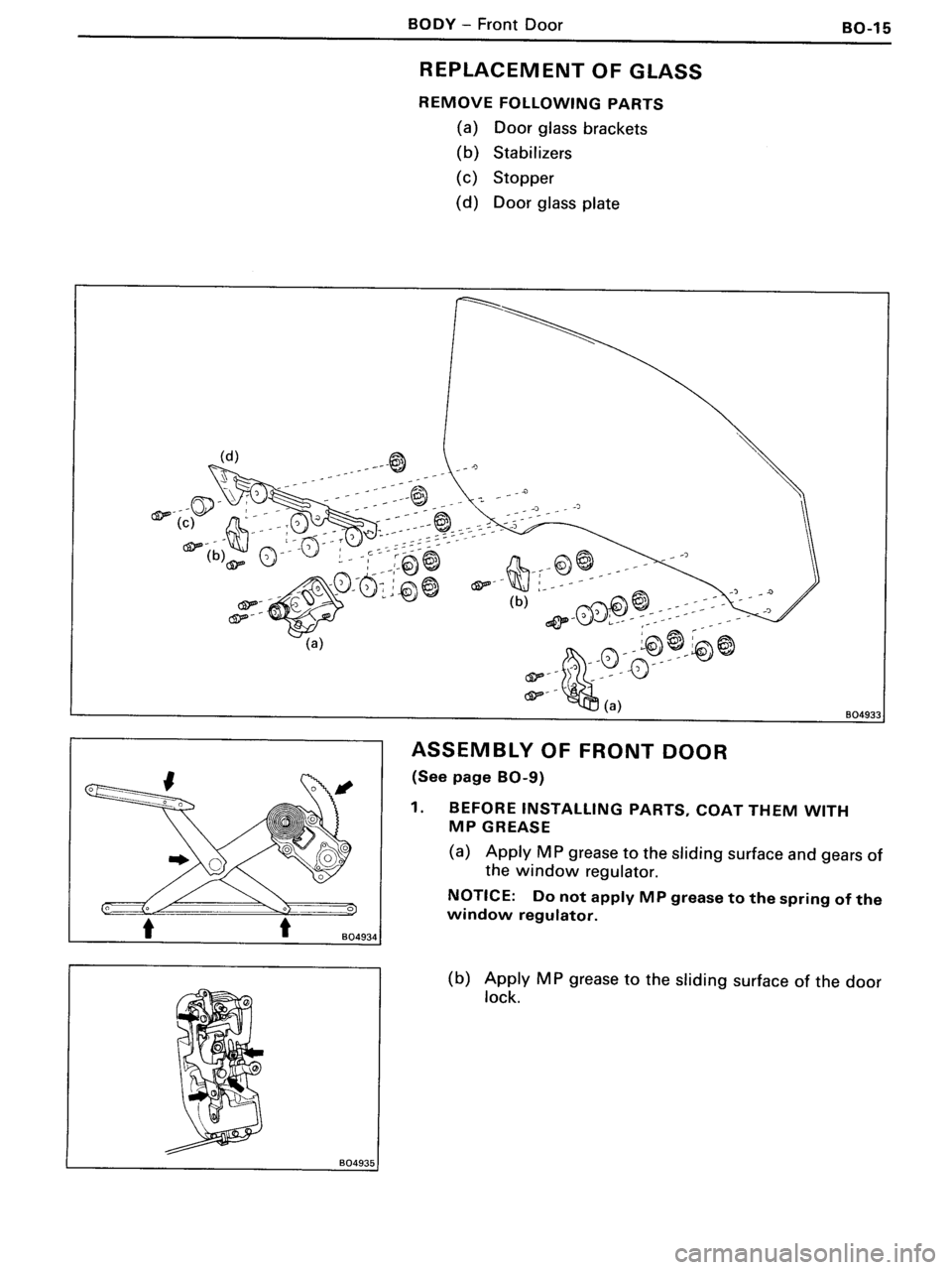TOYOTA MR-2 1991  Factory Repair Manual 
