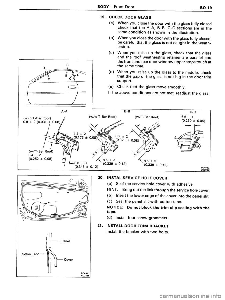 TOYOTA MR-2 1991  Factory Repair Manual 