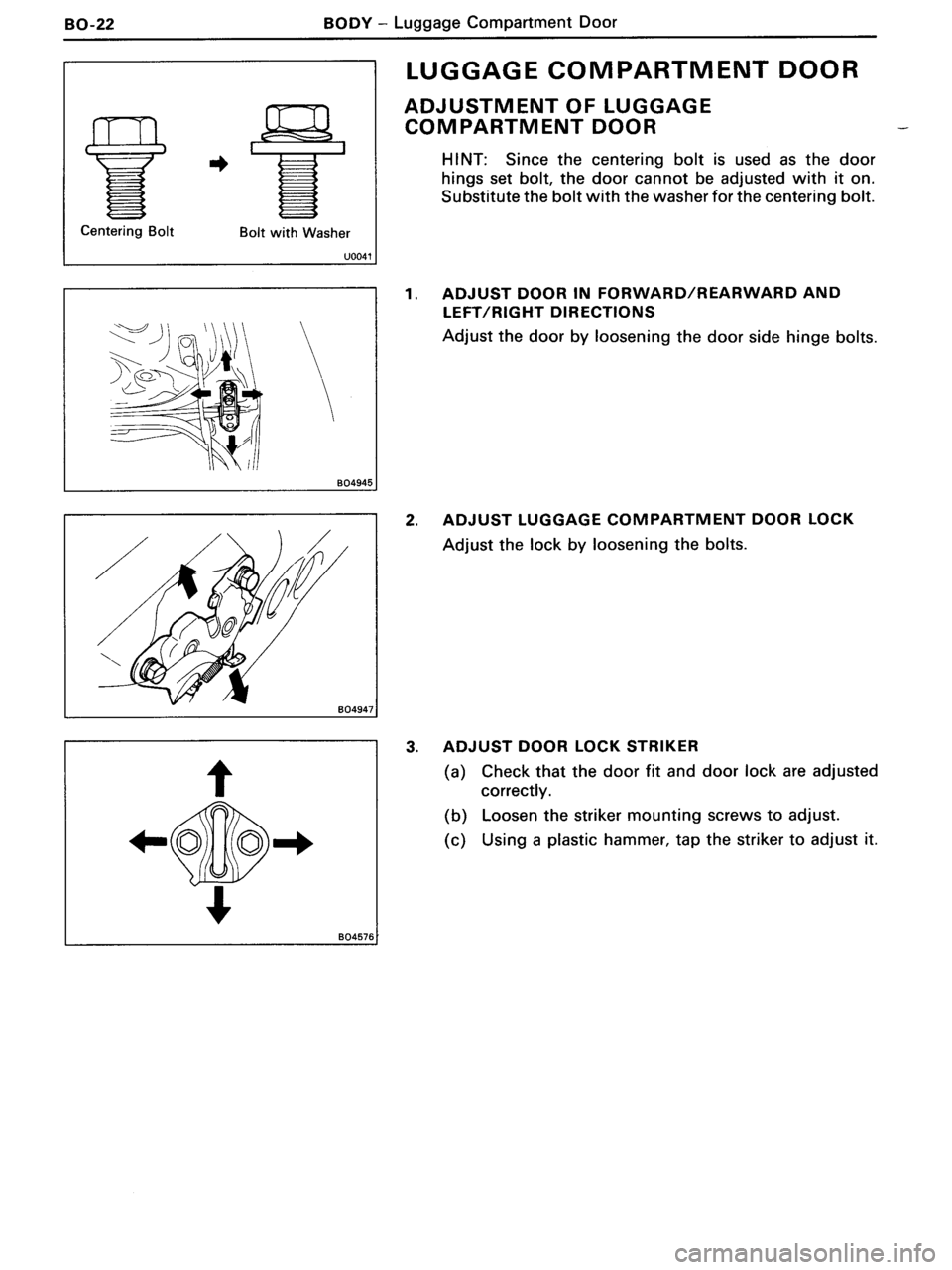 TOYOTA MR-2 1991  Factory Repair Manual 