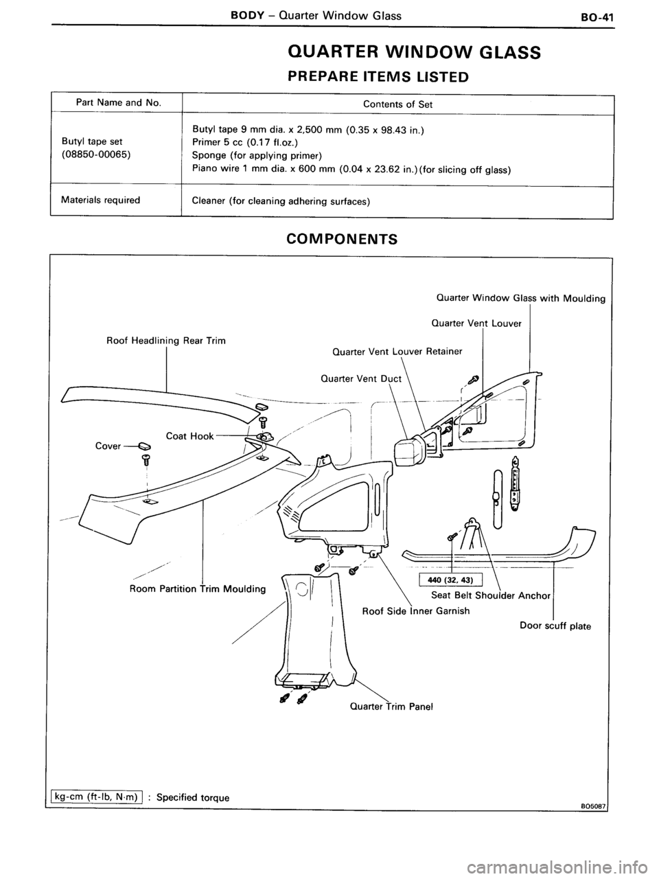 TOYOTA MR-2 1991  Factory Repair Manual 