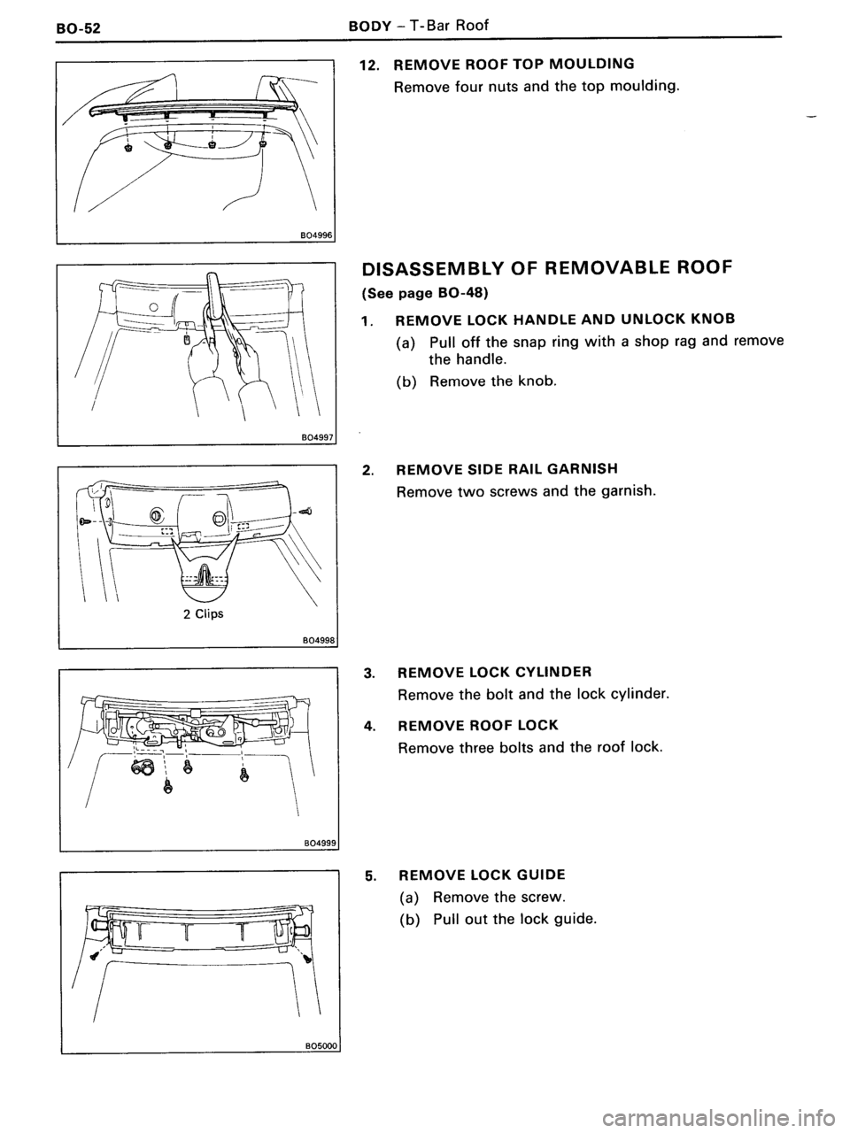 TOYOTA MR-2 1991  Factory Repair Manual 