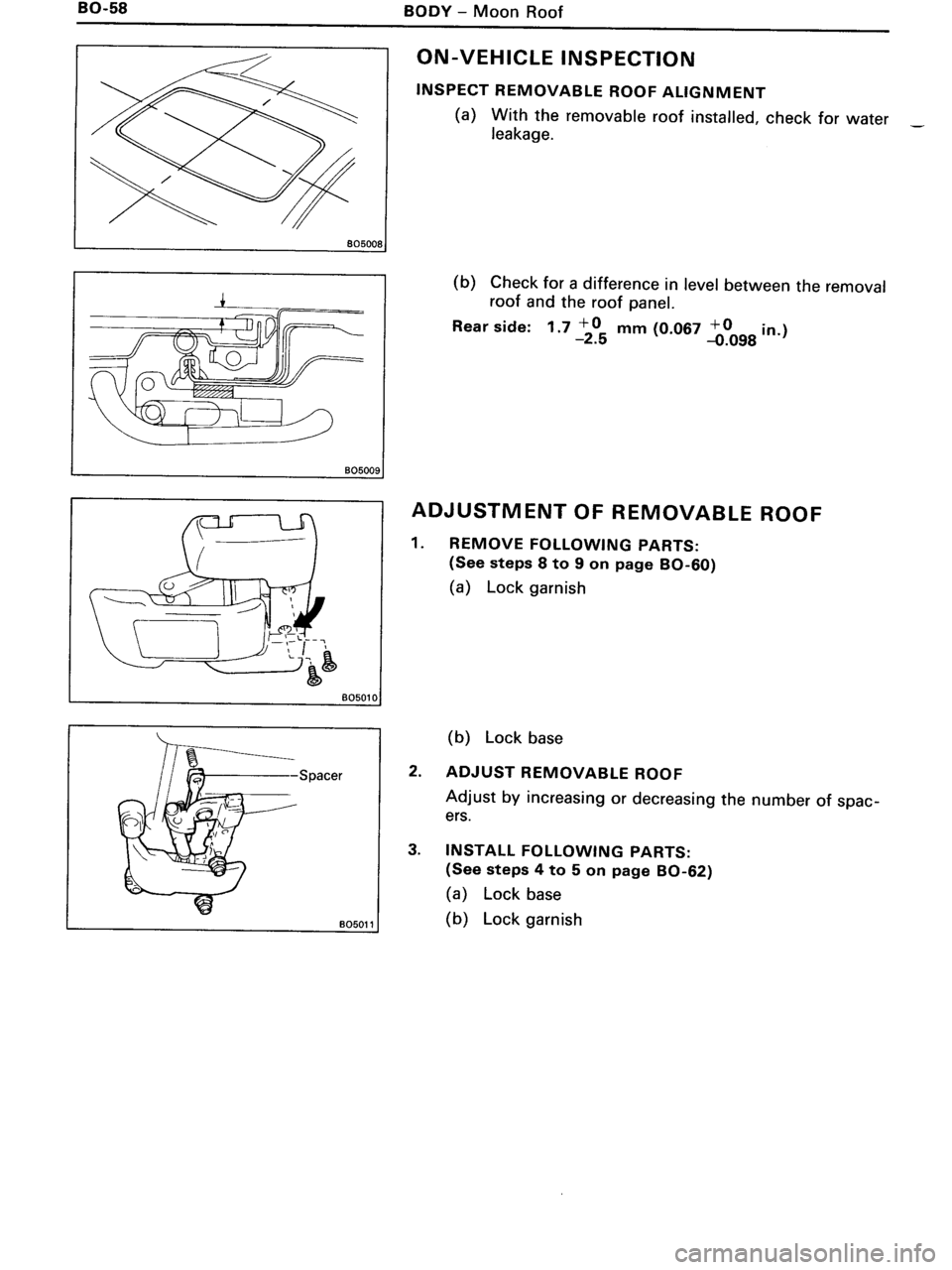 TOYOTA MR-2 1991  Factory Repair Manual 