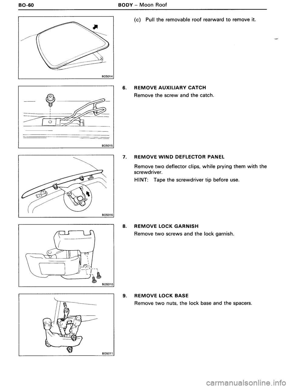 TOYOTA MR-2 1991  Factory Repair Manual 