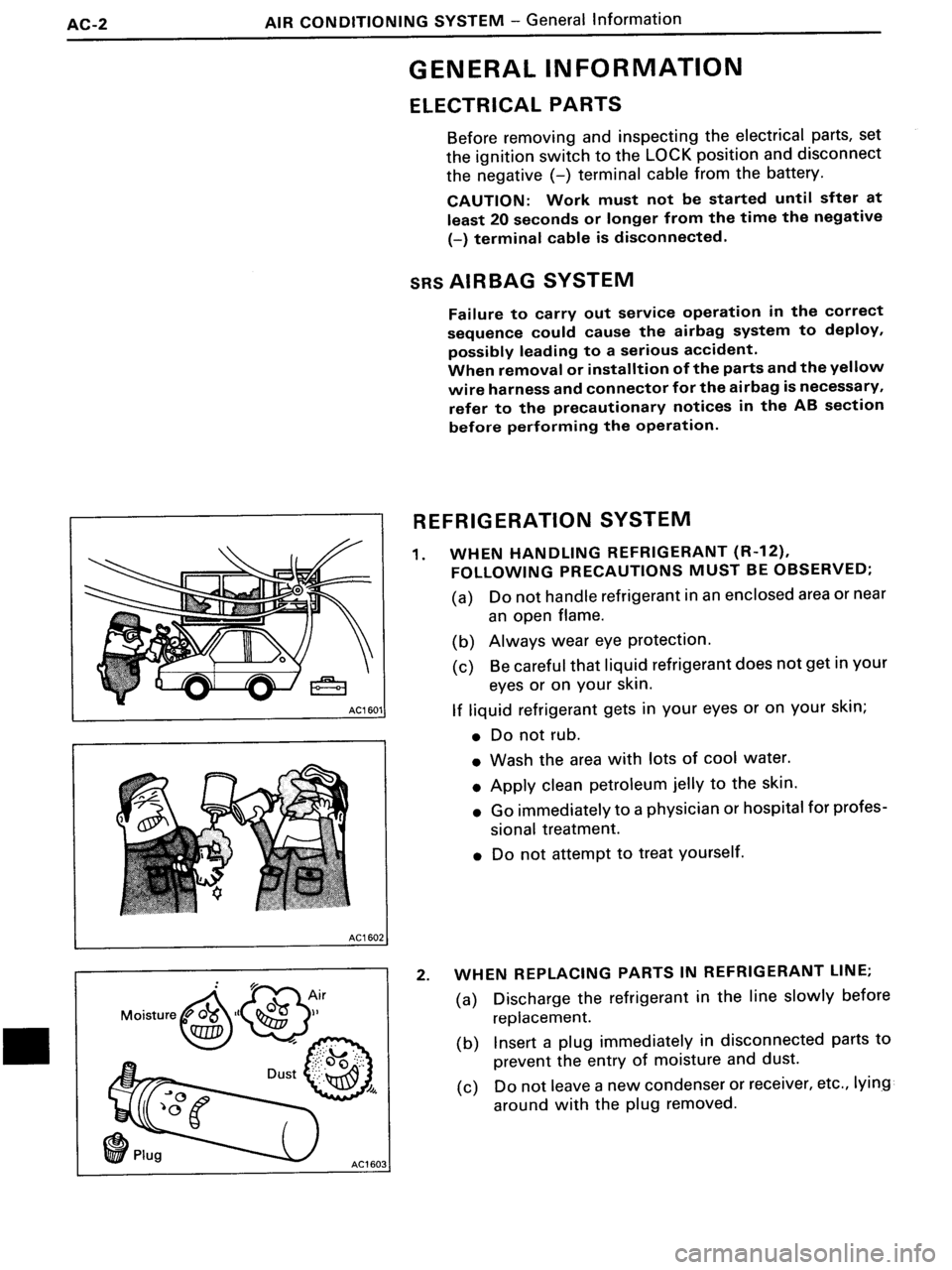 TOYOTA MR-2 1991  Factory Repair Manual 
