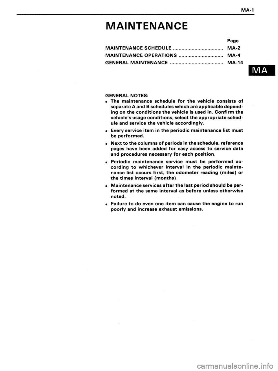 TOYOTA MR-2 1991  Factory Repair Manual 