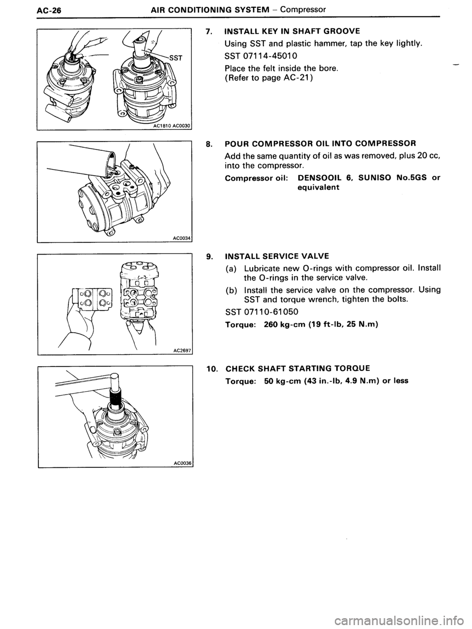 TOYOTA MR-2 1991  Factory Repair Manual 