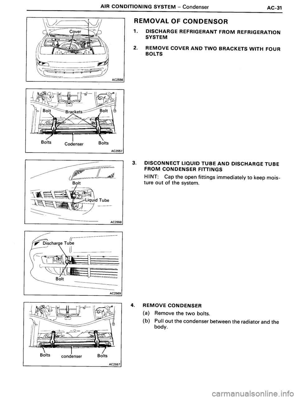 TOYOTA MR-2 1991  Factory Repair Manual 