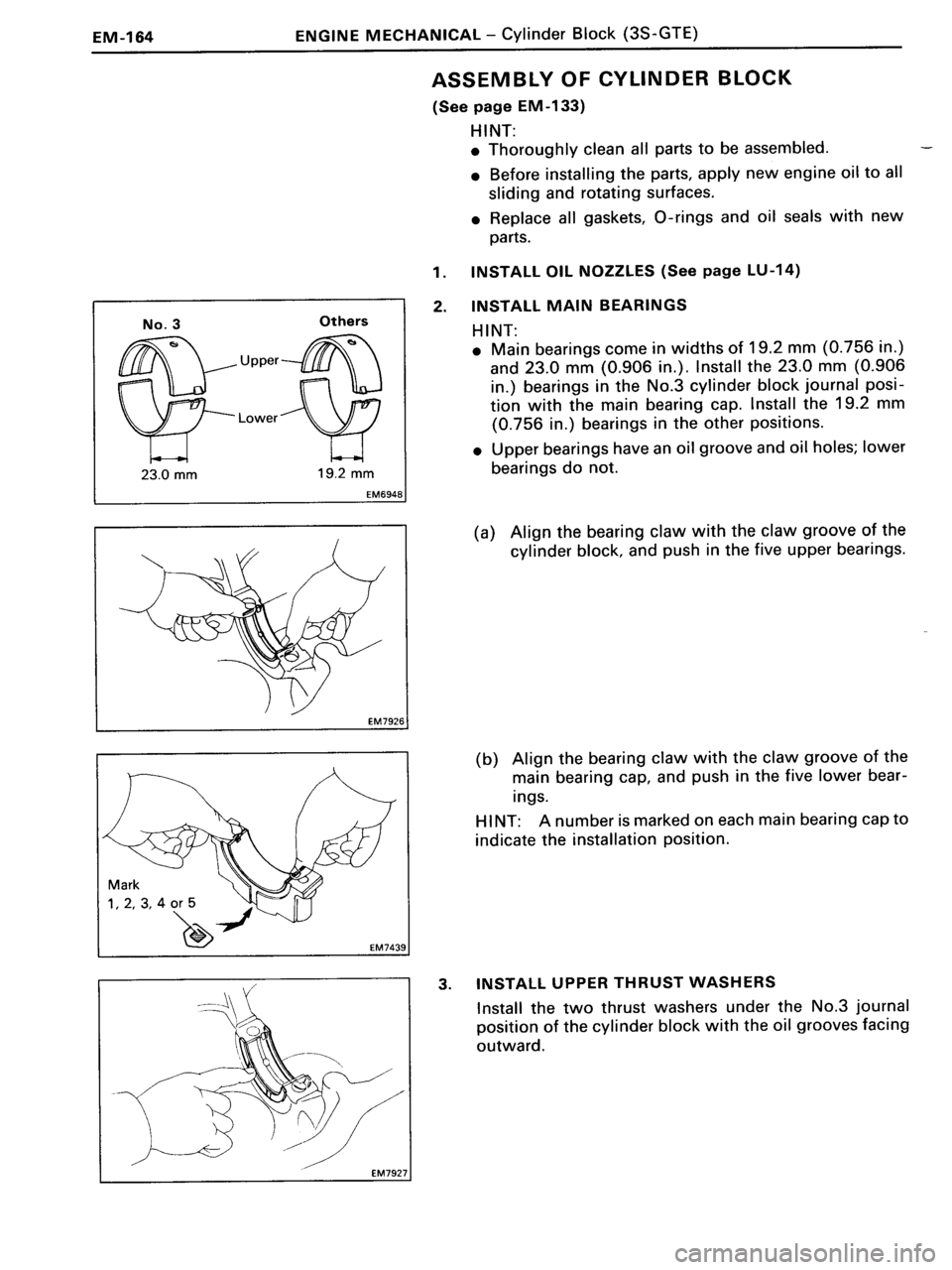 TOYOTA MR-2 1991  Factory Repair Manual 