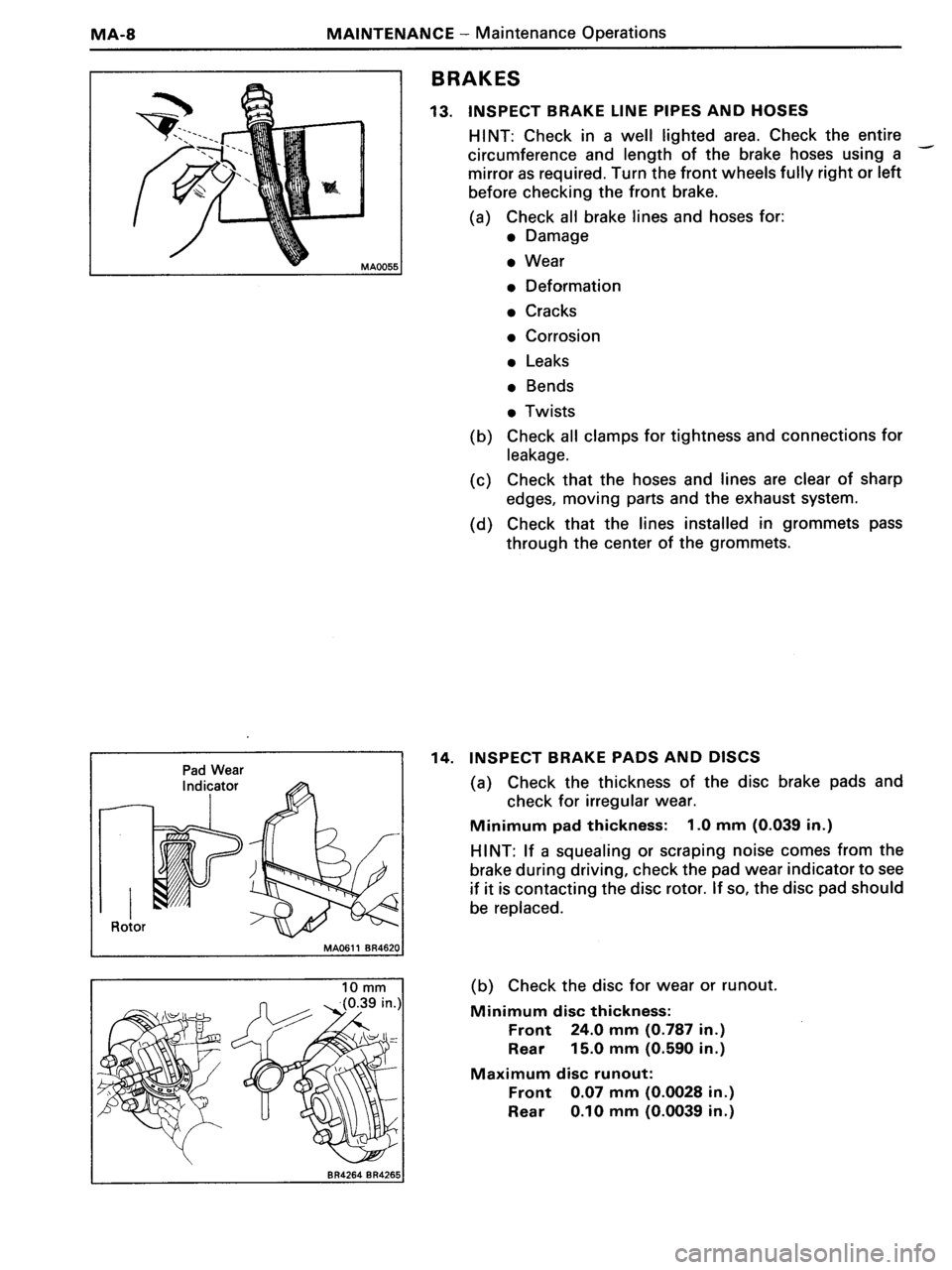 TOYOTA MR-2 1991  Factory Repair Manual 