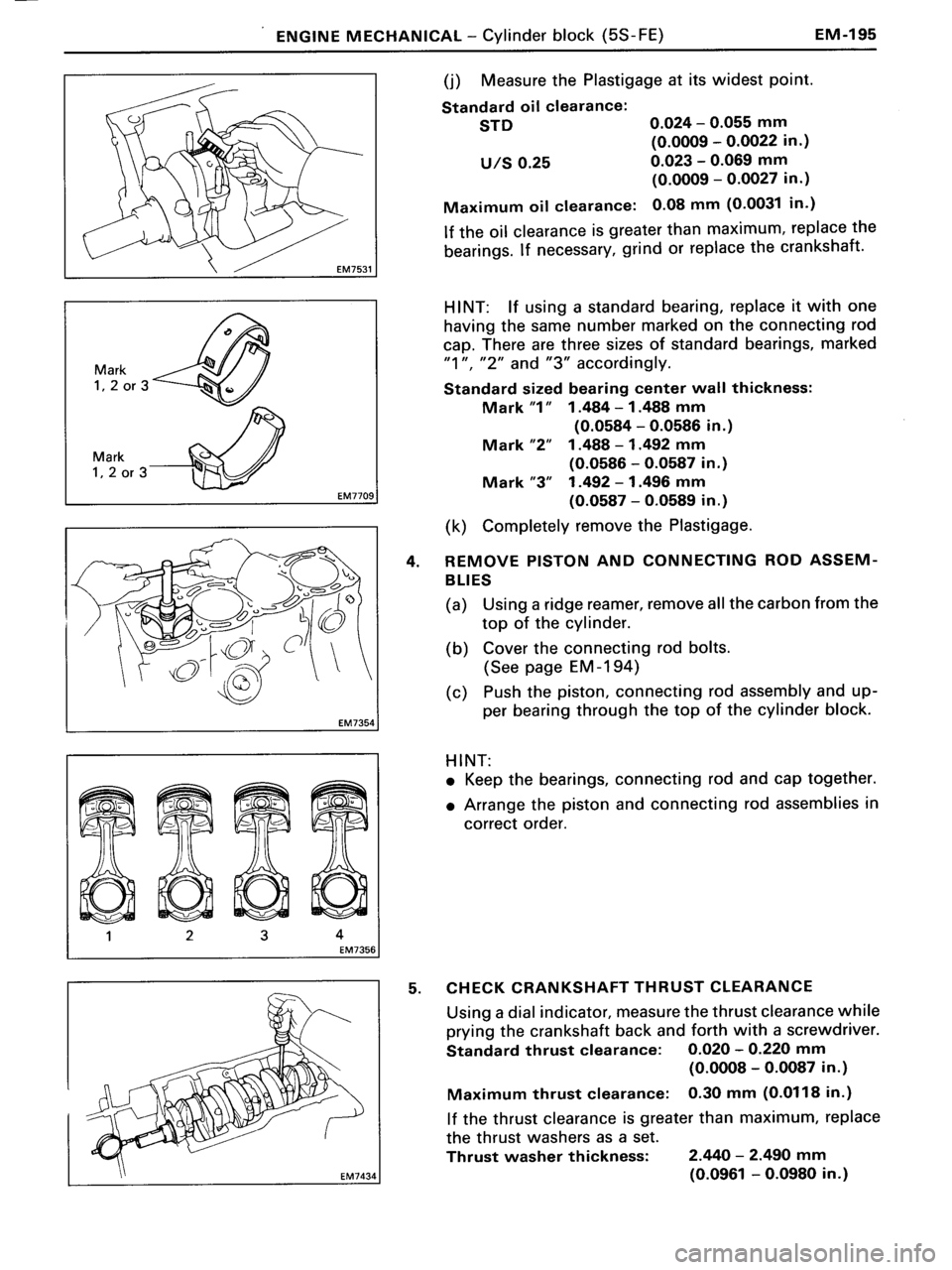TOYOTA MR-2 1991  Factory Repair Manual 