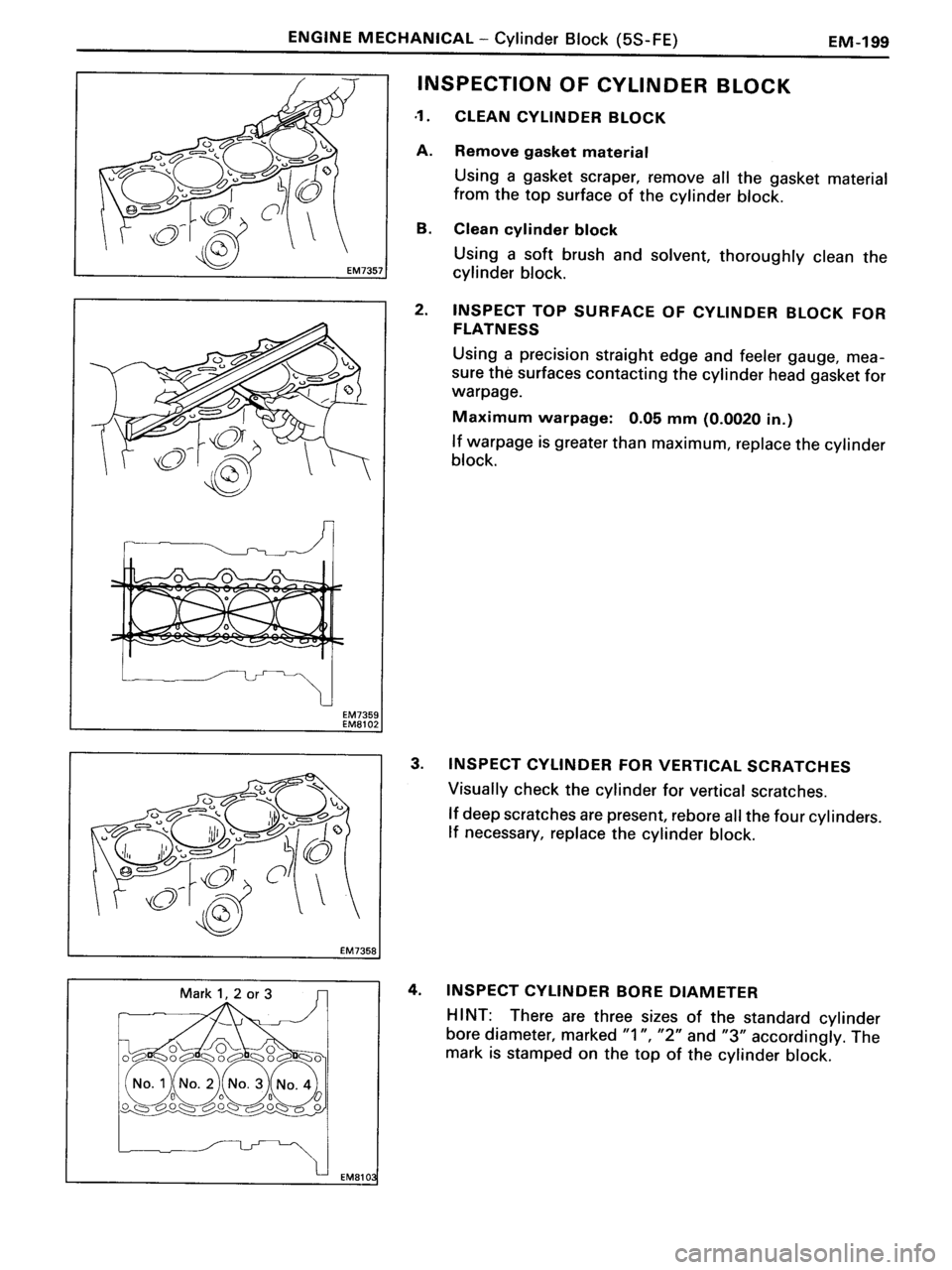 TOYOTA MR-2 1991  Factory Repair Manual 