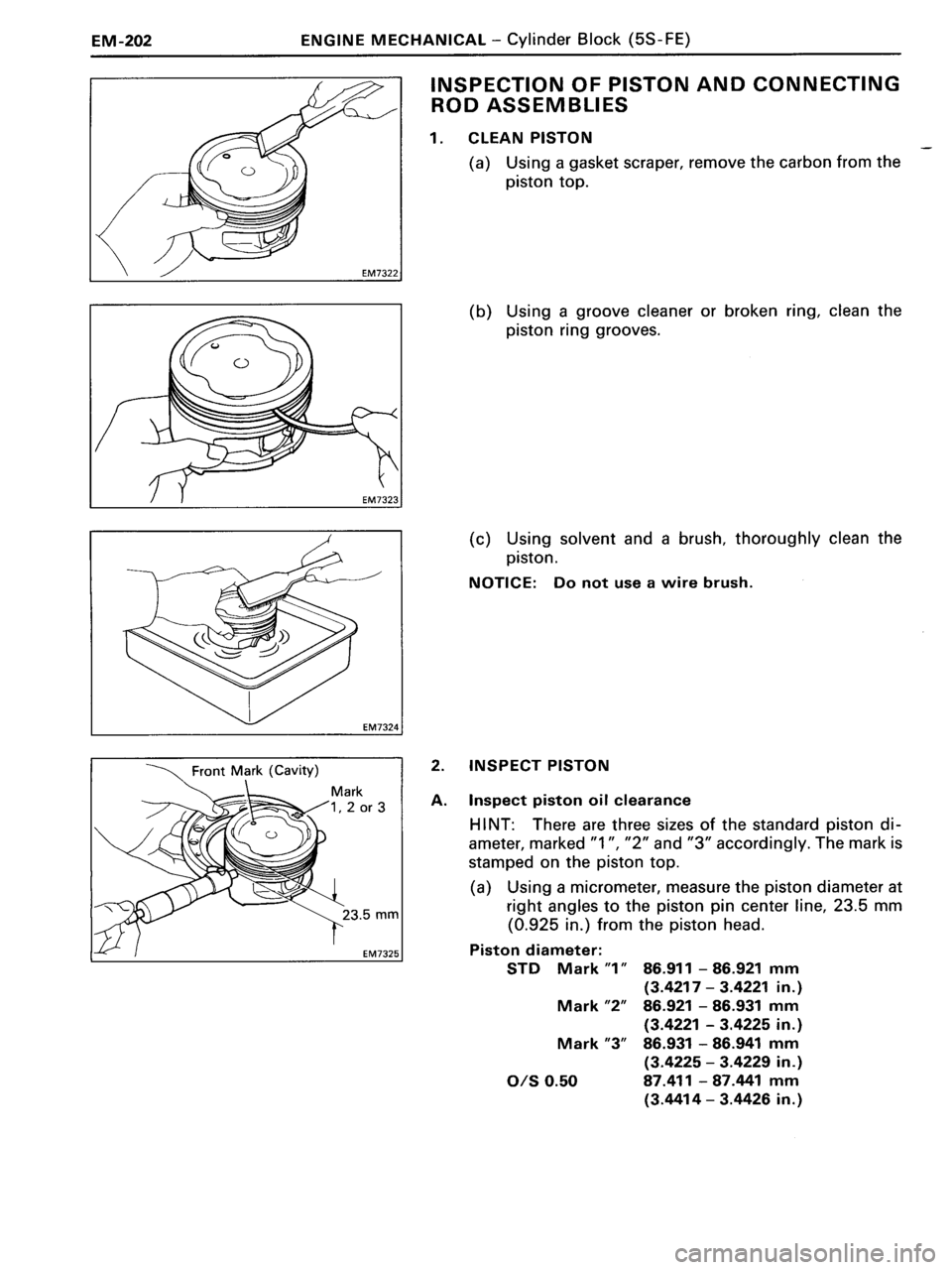 TOYOTA MR-2 1991  Factory Repair Manual 
