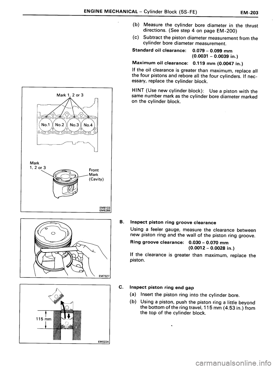 TOYOTA MR-2 1991  Factory Repair Manual 